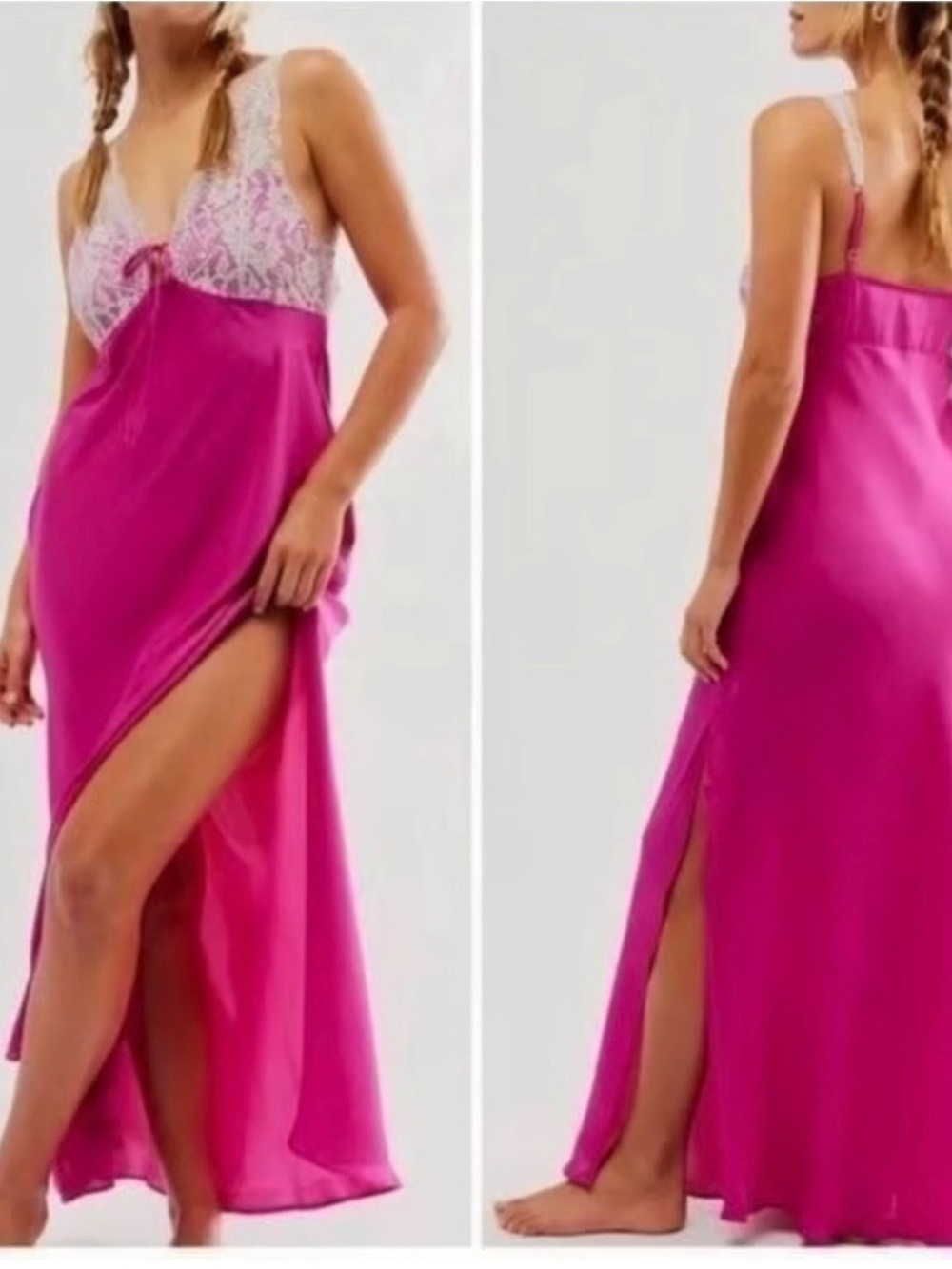 Free People intimately country side Maxi / slip dress